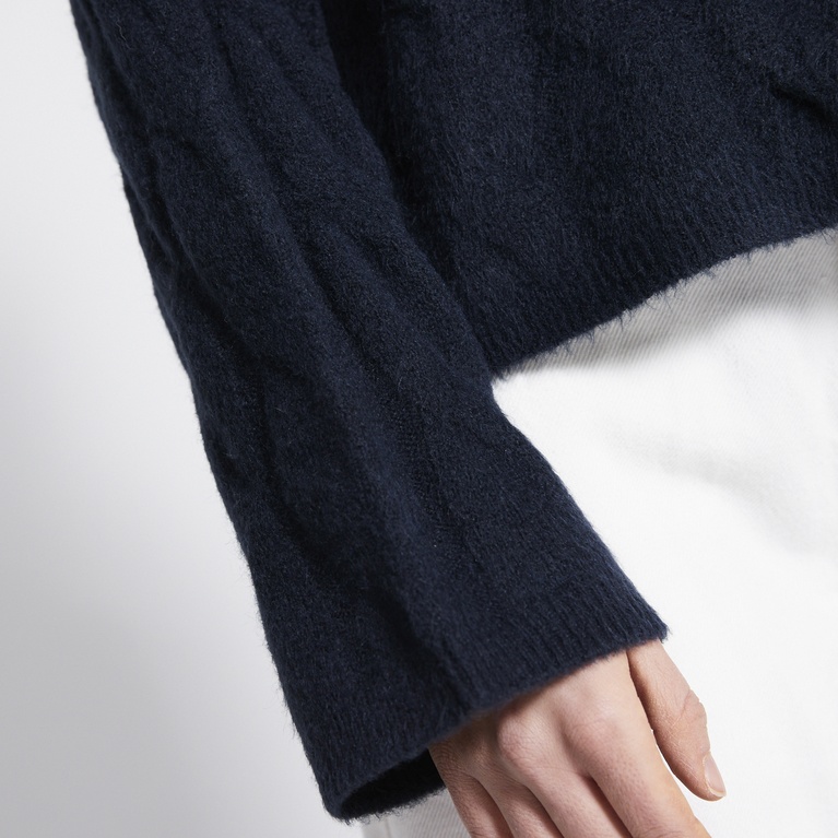 Cable-knit sweater "Alexia"